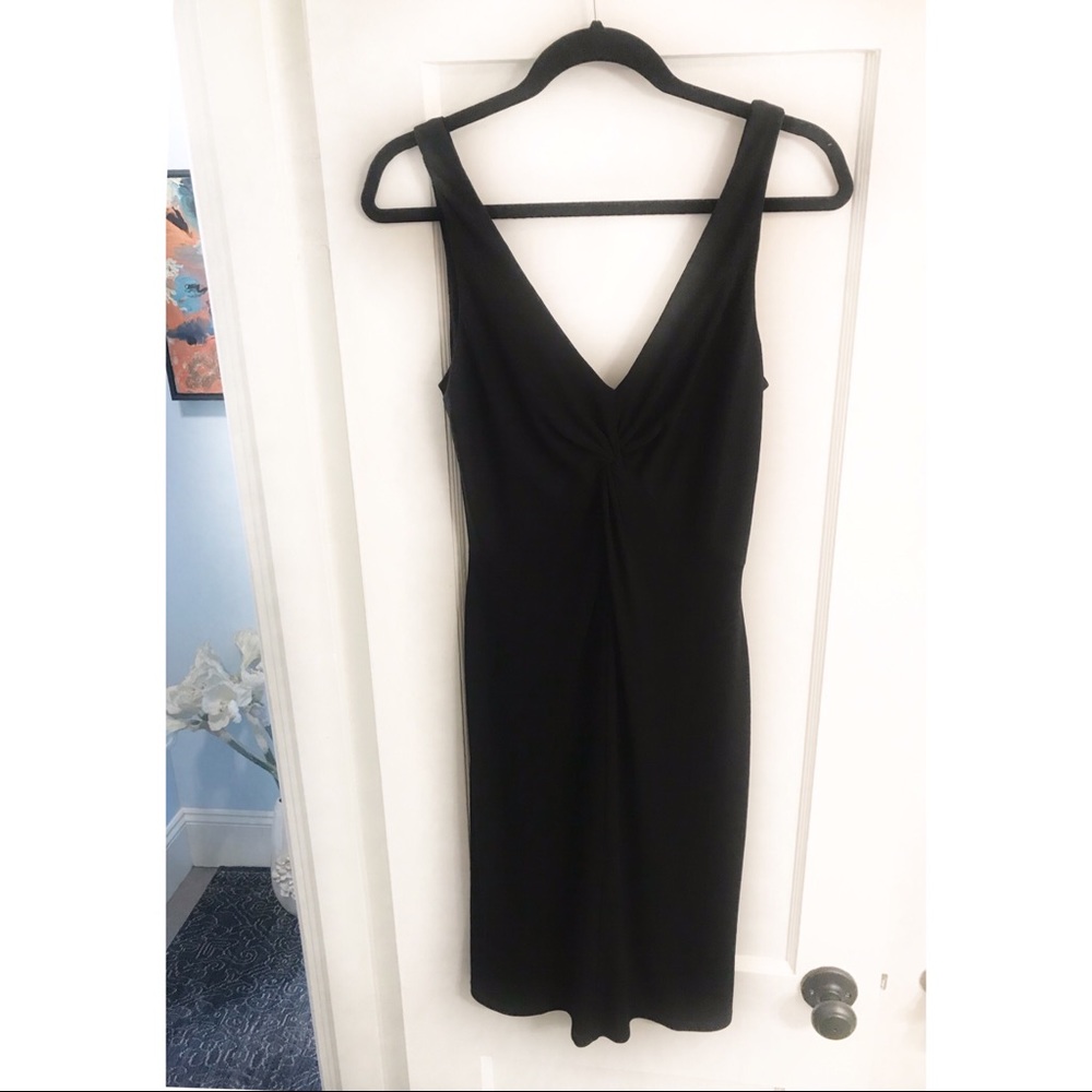 White House Black Market Black Cocktail Little Black Dress LBD Dress - Picture 4 of 7